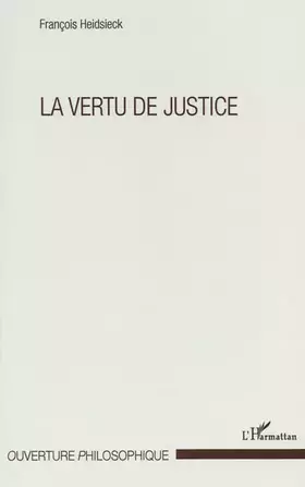 Couverture du produit · Vertu de la justice