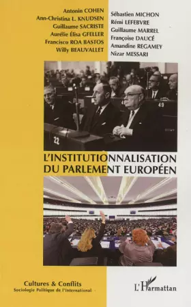 Couverture du produit · L'institutionnalisation du parlement européen