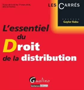 Couverture du produit · L'Essentiel du droit de la distribution