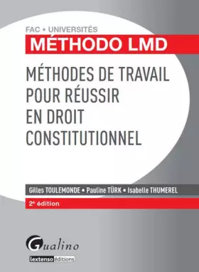 Couverture du produit · Méthodo LMD - Méthodes de travail pour réussir en