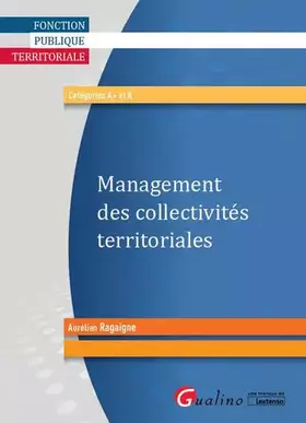 Couverture du produit · Management des collectivités territoriales