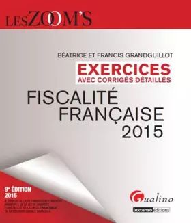 Couverture du produit · Exercices de Fiscalité française 2015