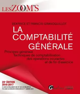 Couverture du produit · La Comptabilité générale 2016-2017