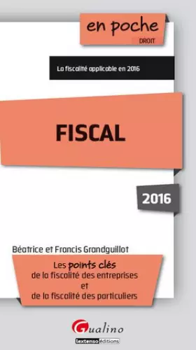 Couverture du produit · FISCAL 2016 - 10ÈME ÉDITION