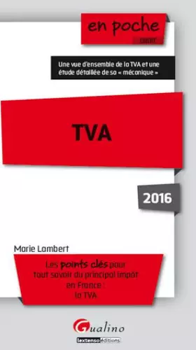 Couverture du produit · TVA