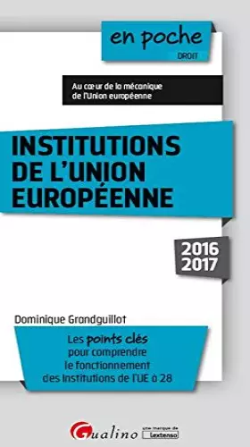 Couverture du produit · Institutions de l'Union Européenne