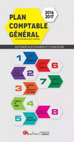 Couverture du produit · Plan comptable général 2016-2017, 2ème Ed.