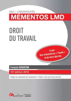 Couverture du produit · Droit du travail