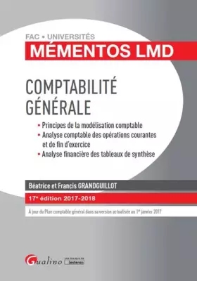 Couverture du produit · Comptabilité générale : Principes de la modélisation comptable. Analyse comptable des opérations courantes et de fin d'exercice. Analyse fin