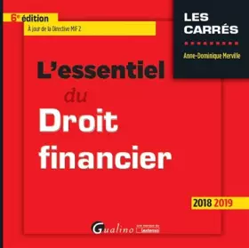 Couverture du produit · L'essentiel du droit financier