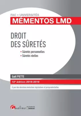 Couverture du produit · Droit des suretés