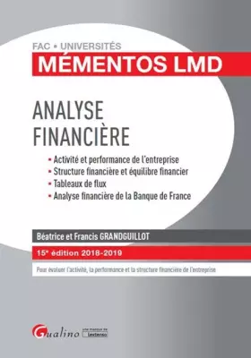 Couverture du produit · Analyse financière