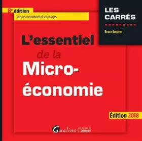 Couverture du produit · L'essentiel de la micro-économie