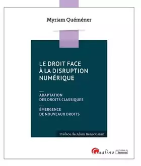Couverture du produit · LE DROIT FACE A LA DISRUPTION NUMERIQUE