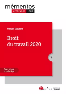 Couverture du produit · Droit du travail