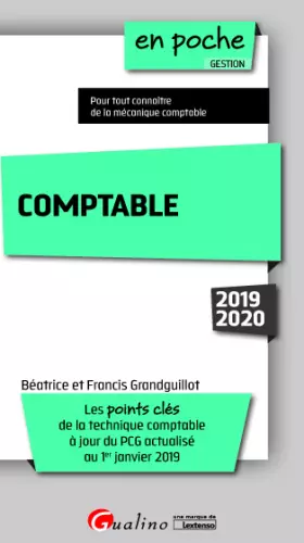 Couverture du produit · Comptable: Les points clés de la technique comptable à jour du PCG (2019-2020)