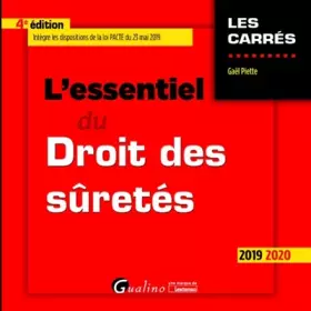 Couverture du produit · L'essentiel du droit des sûretés