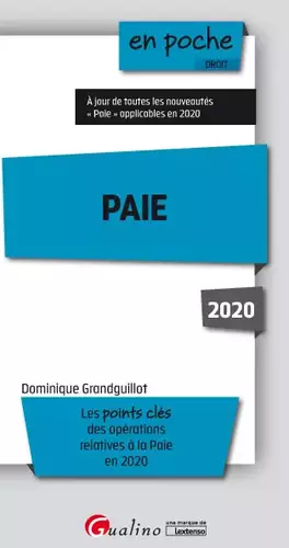 Couverture du produit · Paie