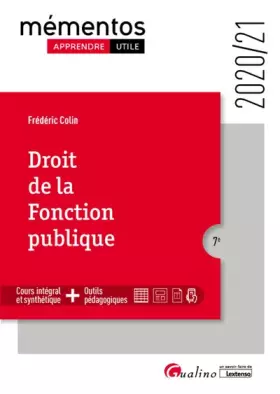 Couverture du produit · Droit de la fonction publique
