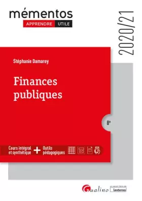 Couverture du produit · Finances publiques: Élaboration - Exécution - Contrôle (2020-2021)