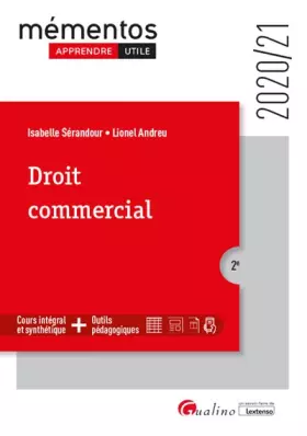 Couverture du produit · Droit commercial (2020-2021)