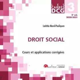 Couverture du produit · Droit social DCG 3