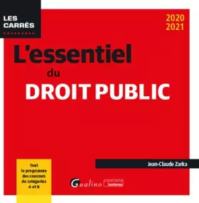 Couverture du produit · L'essentiel du droit public