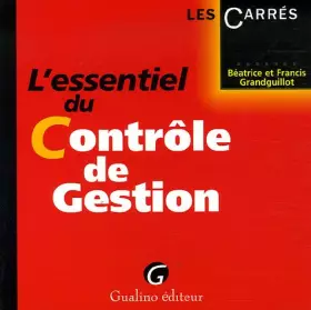 Couverture du produit · L'essentiel du contrôle de gestion