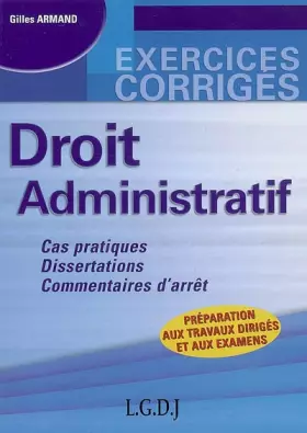 Couverture du produit · Droit administratif