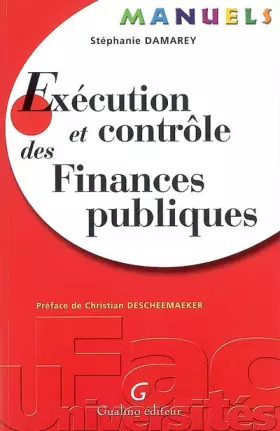 Couverture du produit · Exécution et contrôle des Finances publiques