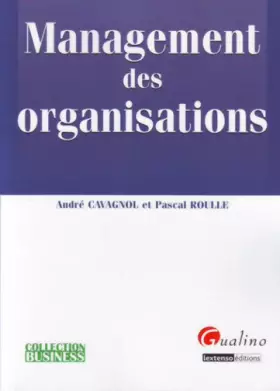 Couverture du produit · Management des organisations
