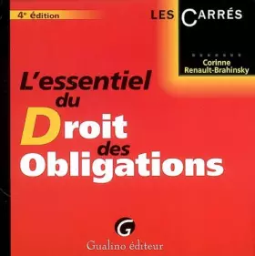 Couverture du produit · L'essentiel du Droit des obligations