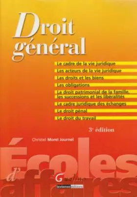 Couverture du produit · Droit général