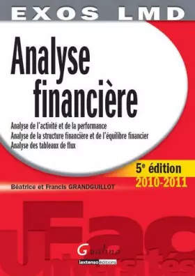 Couverture du produit · Analyse financière