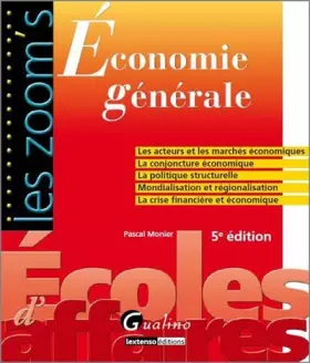 Couverture du produit · Economie générale