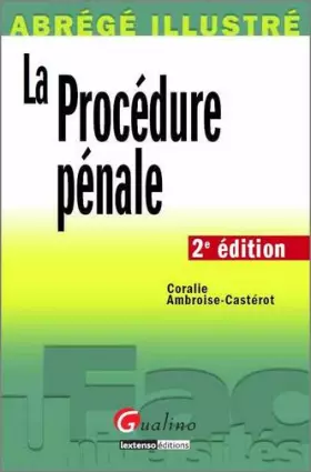 Couverture du produit · La procédure pénale