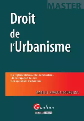 Couverture du produit · Droit de l'Urbanisme