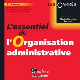 Couverture du produit · L'essentiel de l'organisation administrative