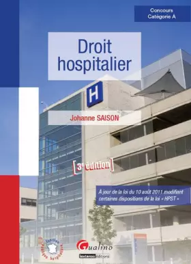 Couverture du produit · Droit hospitalier,3ème édition