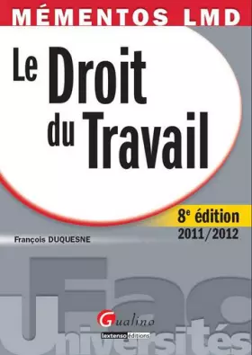 Couverture du produit · Le Droit du Travail