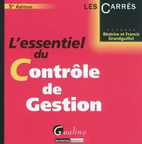 Couverture du produit · L'essentiel du contrôle de gestion