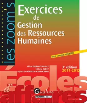 Couverture du produit · Exercices de gestion des ressources humaines