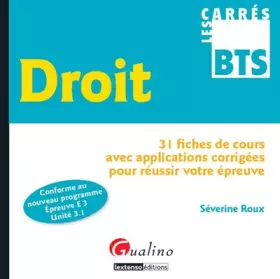 Couverture du produit · carrés bts droit