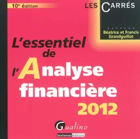 Couverture du produit · L'essentiel de l'analyse financière 2012