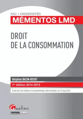 Couverture du produit · Droit de la consommation