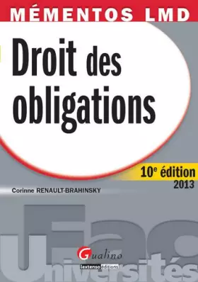 Couverture du produit · Droit des obligations