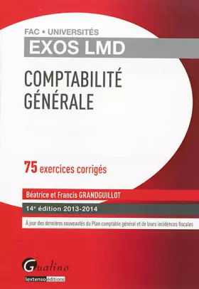 Couverture du produit · Comptabilité générale : 75 exercices corrigés