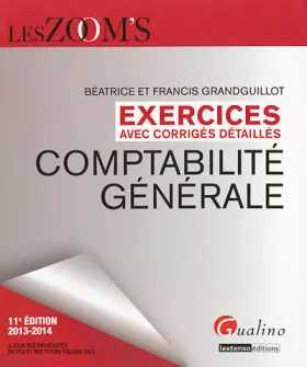Couverture du produit · Comptabilité générale : Exercices avec corrigés détaillés