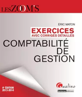 Couverture du produit · Comptabilité de gestion avec exercices corrigés détaillés