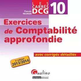Couverture du produit · Carrés Exos - DCG 10 Comptabilité approfondie